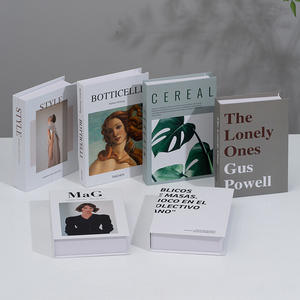 นอร์ดิกหนังสือภาษาอังกฤษง่ายๆเครื่องประดับกระดาษสำหรับถ่ายรูปชั้นวางหนังสืออุปกรณ์ประกอบฉากโมเดลการตกแต่งห้องนั่งเล่น - Product Image 4