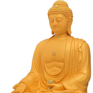 エレガントで大規模な伝統的な宗教的スタイルの仏像Guanyin環境に優しいグラスファイバー彫刻手作りクラフト - Product Image 5