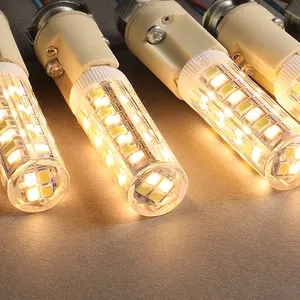 Led ampoules 3000K - 6500K 12 led 24v韓国g9調光可能4w g9 led電球rgb g4ランプg9ライトチューブライトled g9 led電球led