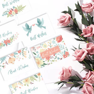 Ychon Style simple et mignon, fleurs élégantes, petite et fraîche collection Meilleurs voeux carte de voeux de vacances universelle - Product Image 2