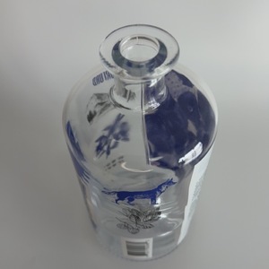 <span class=keywords><strong>Brand</strong></span> New <span class=keywords><strong>Gin</strong></span> 750ml Botella de vidrio transparente Fábrica Forma redonda - Product Image 3
