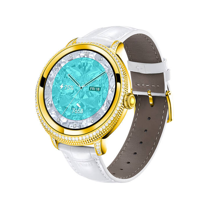 Pure gold crown [003 Single row zirconium]