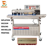 Machine de Scellage Sous Vide par Lavage ODM OEM CE à Hauteur Réglable pour Emballage de Sachets en Papier Kraft, Film Aluminium, Noix, Bonbons et Snacks