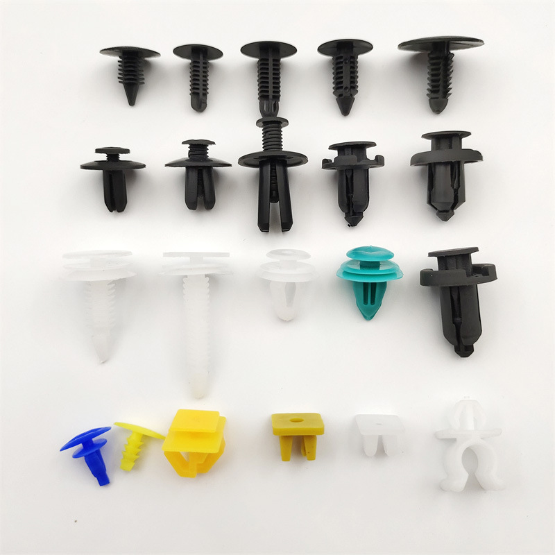 24x Kit Fermagli Auto In Nylon &ndash; Clip Paraurti E Fissaggi Universali Auto Nero