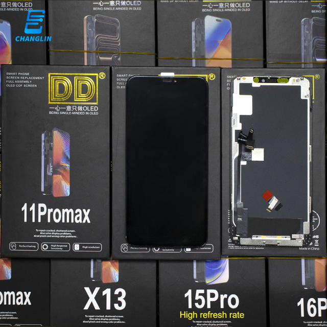 Wholesale DD Mobile Phone LCD for iPhone 11 Pro Max OLED Part Repair Full HD for iPhone XS 12 Pro Max 16 17 Touch Screen Display