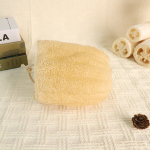 Natural Loofah Bath <b>Sponge</b> Flower Shape 15Cm Egyptian <b>Shower</b> Scrubber Back Scrubber Hotel Use - Product Image 2