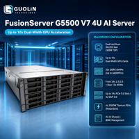 Server AI FusionServer G5500 V7 4U yang Dioptimalkan untuk Virtualisasi Cloud Massal, Komputasi Kepadatan Tinggi, dan Server Multi-Tenant