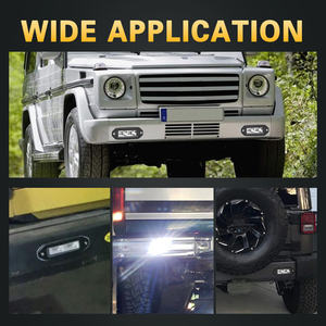 Vente en gros usine : Phare de travail LED à montage encastré, simple rangée, 40W, pour véhicules tout-terrain, voitures, camions, bateaux, SUV, <span class=keywords><strong>4x4</strong></span> - Product Image 6