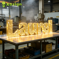 Lettres lumineuses LED personnalisées XDsign, enseigne 3D, éclairage étanche effet ciel étoilé, certifiées CE IPx7, longue durée de vie, pour restaurants et véhicules