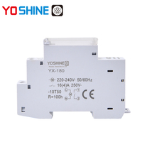 Relais temporisé Yoshine YX180 220V 24 heures, alimentation AC/DC, contacts SPDT, faible consommation, application automobile, largeur 18mm
