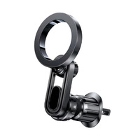 Nouveau support de téléphone portable magnétique N52 circulaire pour navigation, fixation sur grille d'aération de voiture, vente en gros