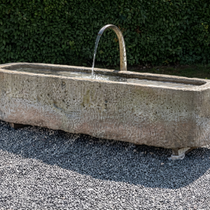 Fontaine de jardin en pierre avec fonction aquatique, design européen, garantie 5 ans et plus pour la décoration extérieure - Product Image 1