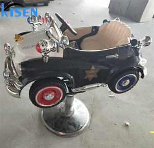 Silla de Barbero para Niños con Forma de Auto, Económica, para Peluquería, Salón de Belleza, con Volante de Juguete, Venta al por Mayor de Fábrica Kisen - Product Image 1