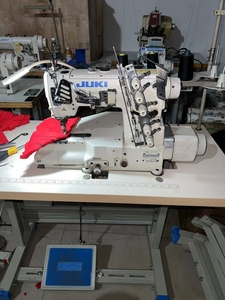 500-02 Interlock Sewing <b>Machine</b> for Tape <b>Binding</b> Underwear t Shirt Briefs Sewing <b>Machine</b> with Direct Drive Motor - Product Image 4