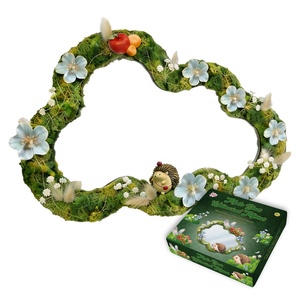 <span class=keywords><strong>Miroir</strong></span> artisanal OEM irrégulier en forme <span class=keywords><strong>de</strong></span> nuage moussant 13x20cm avec motifs fruits et animaux pour activités artistiques des enfants, usage <span class=keywords><strong>homme</strong></span> et femme - Product Image 1