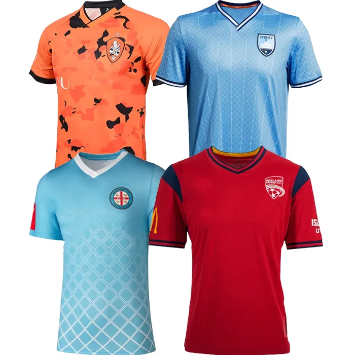 A-League เสื้อฟุตบอล2023 2024ผู้ชายเสื้อยืดกีฬาไทยชุดฟุตบอล