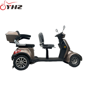 Scooter électrique de mobilité 4 roues 1000W <span class=keywords><strong>pour</strong></span> personnes âgées CE <span class=keywords><strong>Moto</strong></span> <span class=keywords><strong>pour</strong></span> personnes handicapées 2 personnes avec boîte arrière - Product Image 4