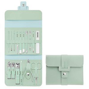 Manicure Pedicure <b>Set</b> 16 Pc Portable <b>Nail</b> Care Tools For Adults With Case - Product Image 5