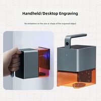 Mini Máquina de Marcado Láser de Fibra CNC Portátil para el Hogar, para Papel/Bambú/Madera, Control Automático, Compatible con IA/LAS, Funciones DIY