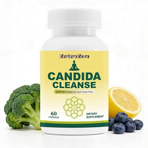 ส่งออกข้ามพรมแดน แคปซูลแคนดิดา คลีนส์ ผลิตภัณฑ์เสริมอาหาร 60 เม็ด ขายตรงจากโรงงาน รองรับ OEM - Product Image 5