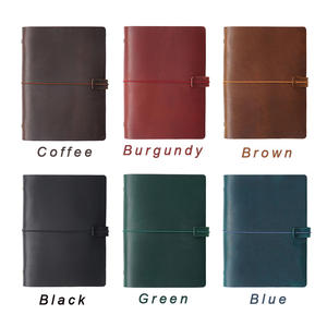 Cuaderno de Cuero Genuino de Primera Calidad Hecho a Mano con Hojas Sueltas para Diario, Diario de Viaje Vintage Recargable, A5 - Product Image 6