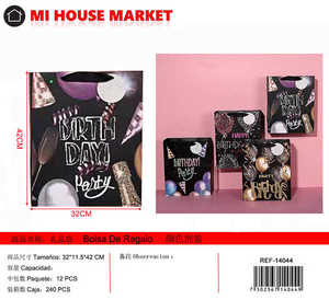 Sacchetto regalo di carta per feste di compleanno, stampa a 4 colori per occasioni speciali - Product Image 3