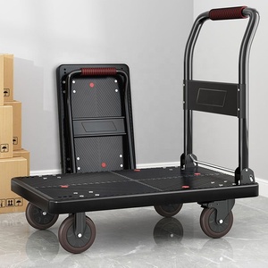 Vollständig Geräuscharmer 220-860kg Schwerlast-Klappbarer Lager-Transportwagen Faltbarer Plattformwagen Handkarren - Product Image 5
