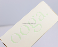 FAVORCRAFTS Boîte à rabat personnalisée avec logo imprimé en papier cartonné blanc cassé pour l'emballage de produits de boulangerie, d'aliments et de desserts
