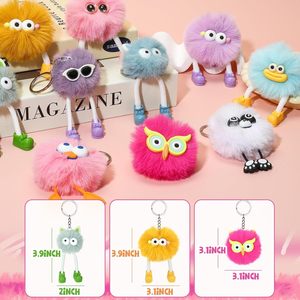 Ensemble <span class=keywords><strong>de</strong></span> pendentifs en peluche <span class=keywords><strong>de</strong></span> Noë<span class=keywords><strong>l</strong></span> en forme <span class=keywords><strong>de</strong></span> petit monstre, design animal <span class=keywords><strong>de</strong></span> dessin animé, <span class=keywords><strong>porte</strong></span>-clés surprise en peluche - Product Image 2
