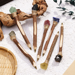 Tinh thể tự nhiên nguyên liệu đá thanh gỗ bút ma thuật - Product Image 1