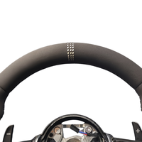 Volant en Suède Complet Style CS avec Garniture Carbone pour BMW F20 F10 F30 F31 F32 F34 F36 F15 F25 F48 E70 E87 E90 E92 M3 M4 M5