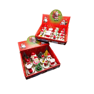 DAMAI <b>Boxed</b> Figure Tealight Multiple Xmas Design Mini Fragrance Candle for Home Xmas <b>Party</b> Decoration Christmas Scented Candle - Product Image 1