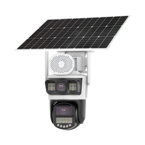 Không Thấm Nước 4g ống kính kép PTZ CCTV ngoài trời Home an ninh không dây wifi phát hiện chuyển động năng lượng mặt trời Powered IP <span class=keywords><strong>Camera</strong></span> - Product Image 5