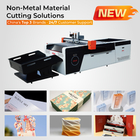 RUK MRC Nuevo Plotter de Corte de Mesa Plana CNC para Cartón con Cuchilla Oscilante, 3 Años de Garantía