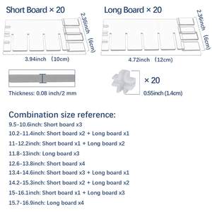 Séparateur de <span class=keywords><strong>tiroir</strong></span> en acrylique transparent, réglable, bricolage <span class=keywords><strong>tiroir</strong></span> chaussettes sous-vêtements organisateur séparateur de commode - Product Image 5