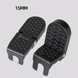 Pédales de vélo pliables pour vélo électrique, repose-pieds confortables, bonne texture, sélection sûre pour moto, polyvalence - Product Image 5