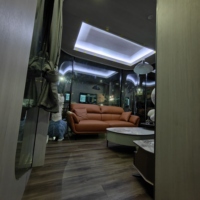 Conteneur amovible de 2 chambres à coucher, maison de van, jauge de lumière, cadre en acier, maison préfabriquée