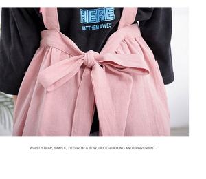 <span class=keywords><strong>Tablier</strong></span> vintage personnalisé avec logo, style japonais pour enfants, avec poche, en pur coton et lin, tabliers réglables, bavoirs pour filles et garçons - Product Image 6
