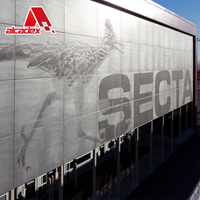 Panneau d'écran en aluminium sur mesure découpé au laser, écran de séparation en aluminium décoratif, cadres d'impression sur écran en aluminium