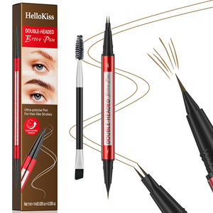 Lápiz de Cejas de Doble Punta, Microblading, Resistente al Agua y al Sudor, 2 en 1, con Cepillo para Trazos Similares a los del Cabello - Product Image 4