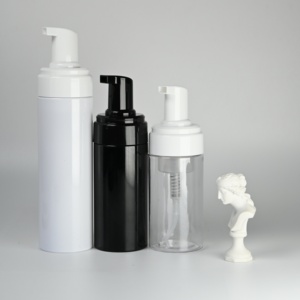 Bouteille Distributrice de <span class=keywords><strong>Savon</strong></span> Moussant à Pompe Pression Personnalisable avec Logo, Vide, Blanche et Transparente, 100ml, 120ml, 150ml, 200ml, pour Nettoyant Visage et <span class=keywords><strong>Savon</strong></span> pour les Mains - Product Image 6