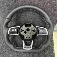 Volant sport en cuir personnalisé pour Volkswagen VW Polo MK Golf 5 6 7 7.5 6R R Passat CC Gti Gte