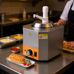 Dispenser Elettrico per Formaggio 2.4L con Pompa, Scaldafonduta Commerciale, Intervallo di Temperatura 86F-230F - Product Image 2