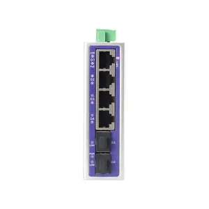 Industrial Switch 4*10/100/1000M POE Port With Industrial PoE Switch 2*GIGABIT SFP