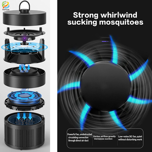 Nouvelle Piège à Mouches Écologique au <span class=keywords><strong>CO2</strong></span> pour Intérieur, Destructeur d'Insectes et Anti-Moustiques Haute Efficacité pour Usage Domestique - Product Image 2
