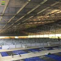 Projet clé en main pour ferme porcine moderne de 500 truies, conception d'équipements et de bâtiments d'élevage, construction de porcherie