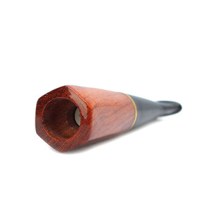 Portable Wood Pear Wood Cigar Mouthpiece Filter 9mm Activated Carbon Core Washable Reusable Round Shape - Product Image 4