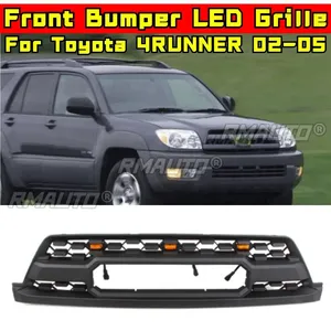 Grilles de radiateur supérieures de style racing pour Toyota 4Runner 2002-2005, calandre de pare-chocs avant, accessoires automobiles - Product Image 2