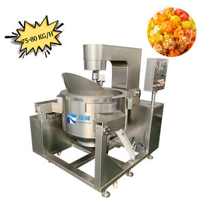 Machine à pop-corn industrielle Machine à pop-corn automatique à crème au caramel au gaz Prix - Product Image 5