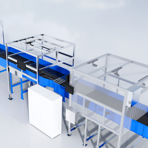 Pteris לוגיסטיקה מחסני מהירות מתכווננת מערכת מיון מערכת מסוע חגורה לינארית סוג מופעל סער חגורה צרה - Product Image 2